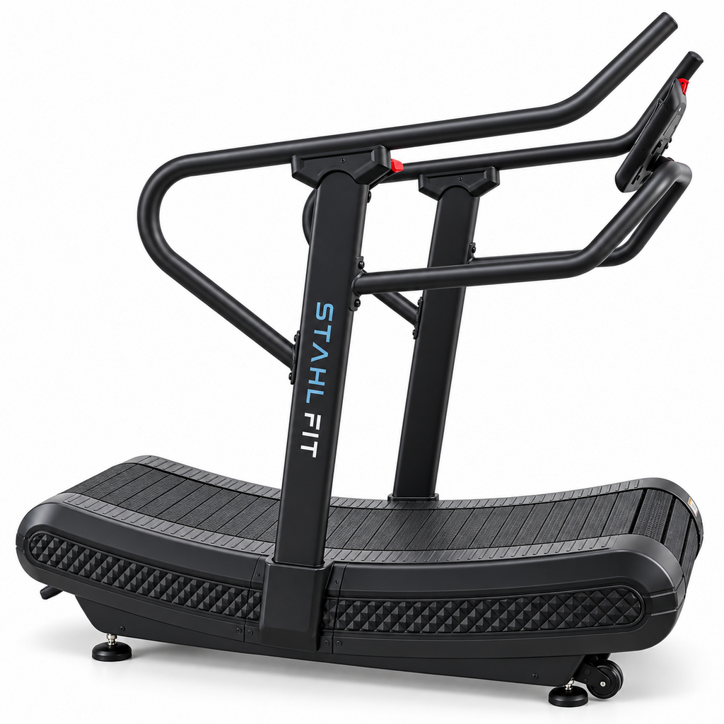 BENGAL Trotadora Curva Magnética Profesional STAHL FIT — vista lateral