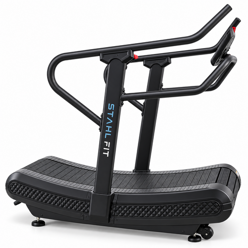 BENGAL Trotadora Curva Magnética Profesional STAHL FIT — vista lateral