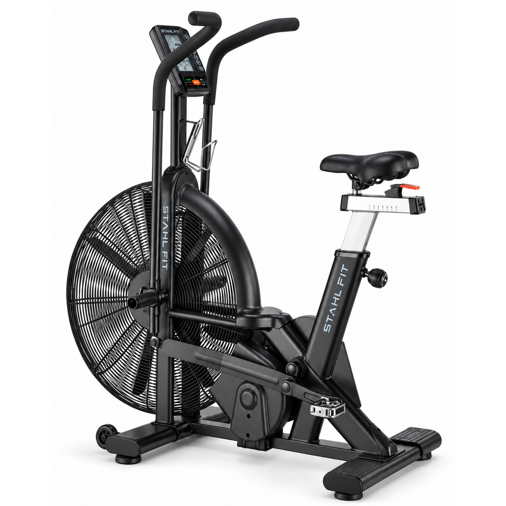 BUSSARD bicicleta de aire profesional STAHL FIT — vista tres cuartos