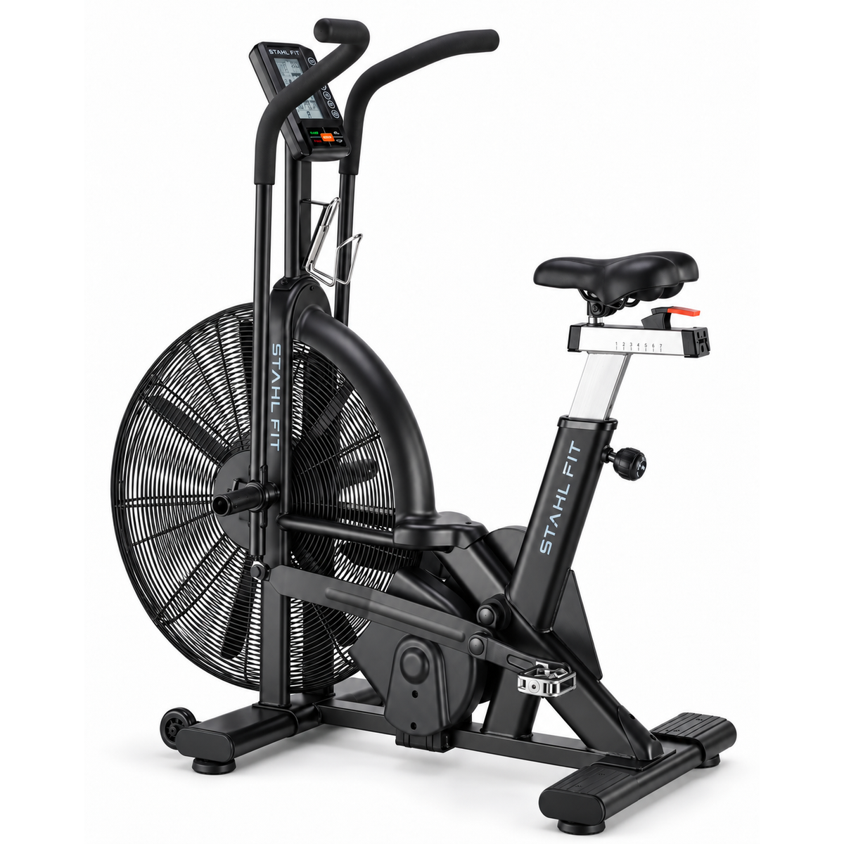 BUSSARD bicicleta de aire profesional STAHL FIT — vista tres cuartos