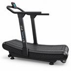 LEU Trotadora Curva Profesional STAHL FIT — vista lateral
