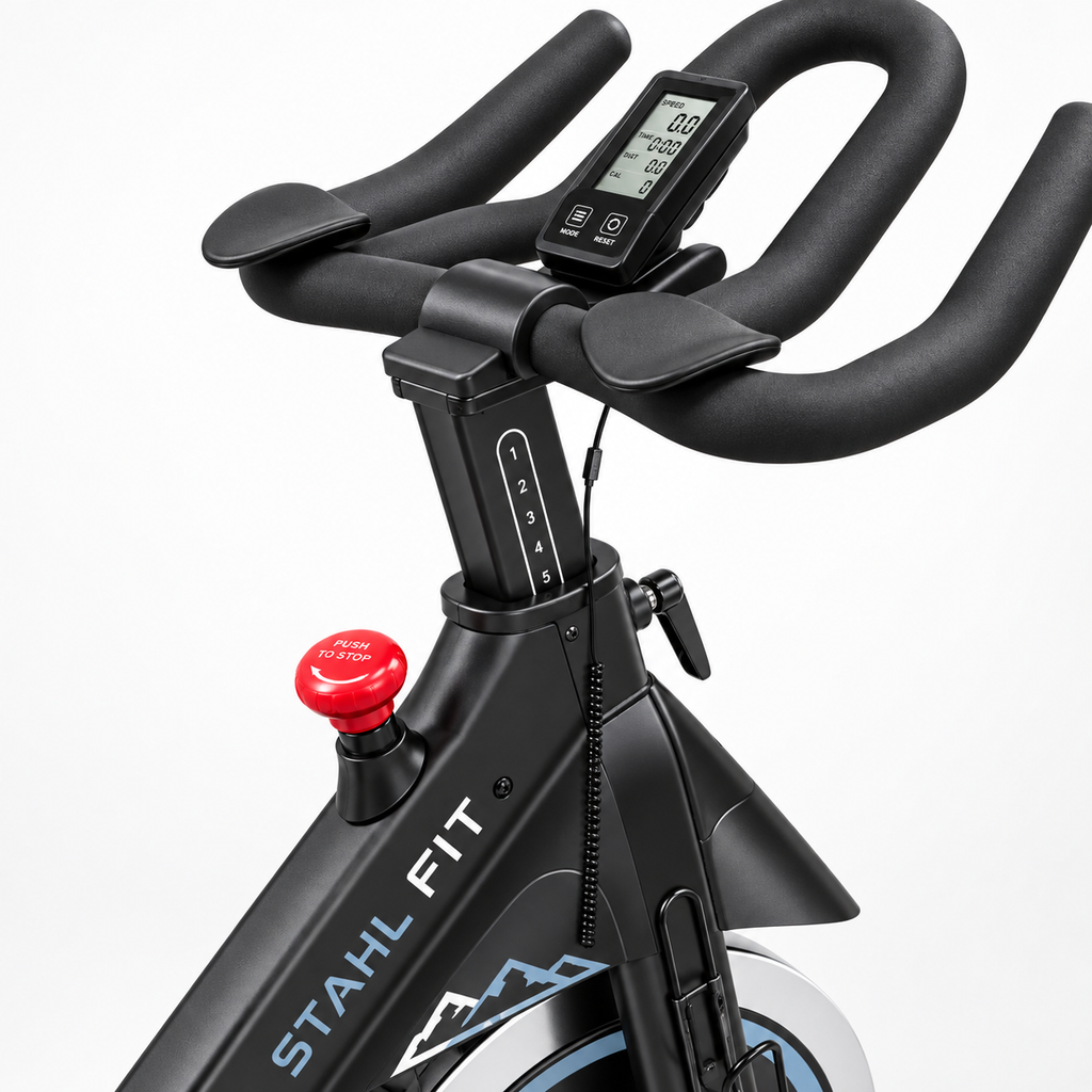 Manillar y monitor de la bicicleta de spinning STAHL FIT GAMS