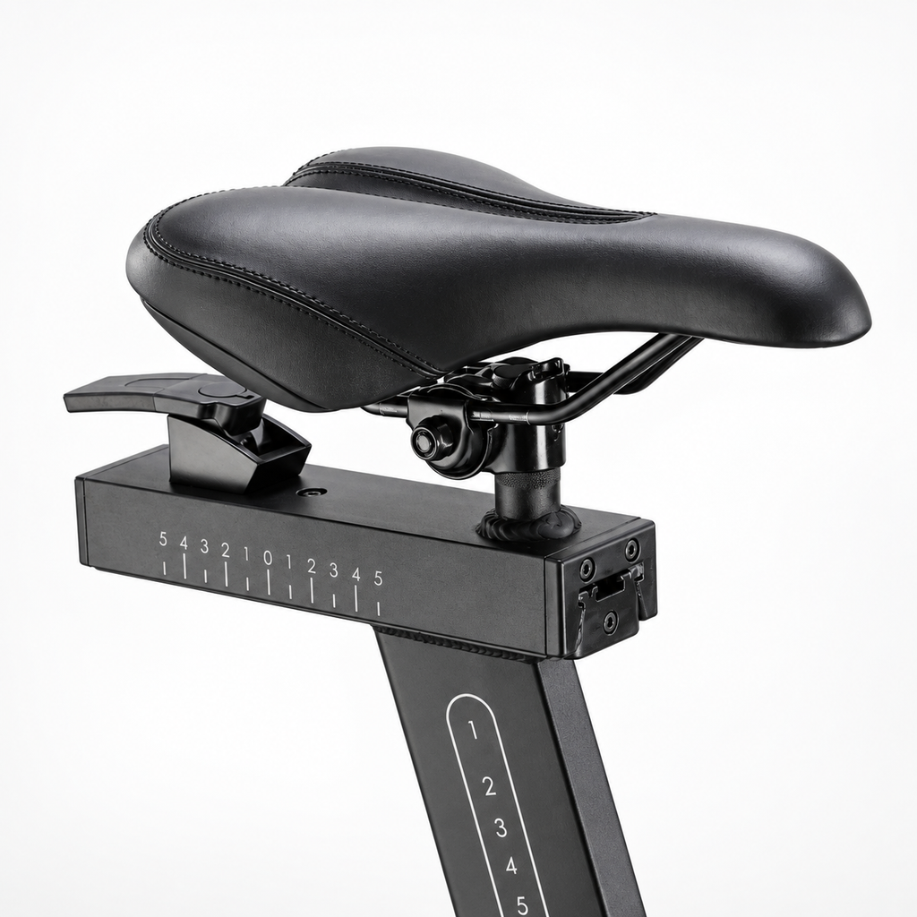 Sillín y ajuste horizontal de la bicicleta de spinning STAHL FIT GAMS