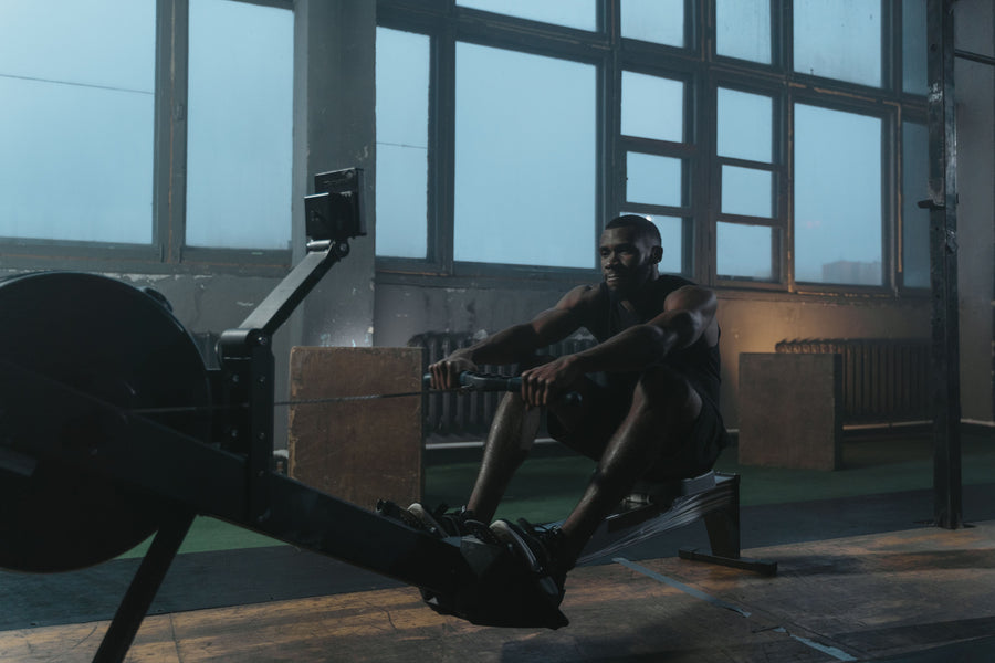 Entrenamiento cardio en remo